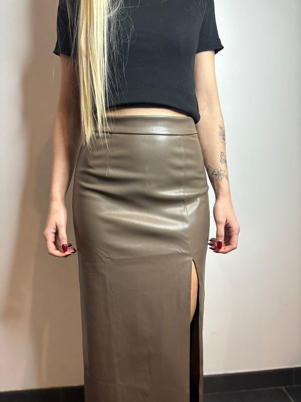 Jupe simili cuir